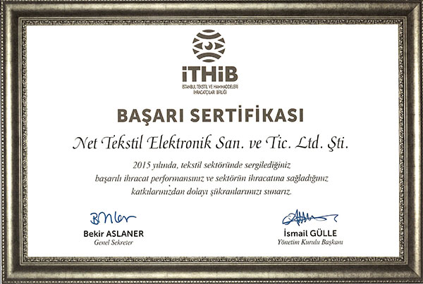 Turkey Exporters Associations Award 2015