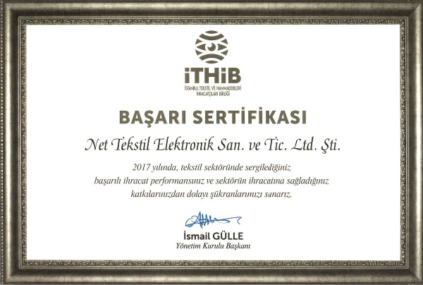 Turkey Exporters Associations Award 2017